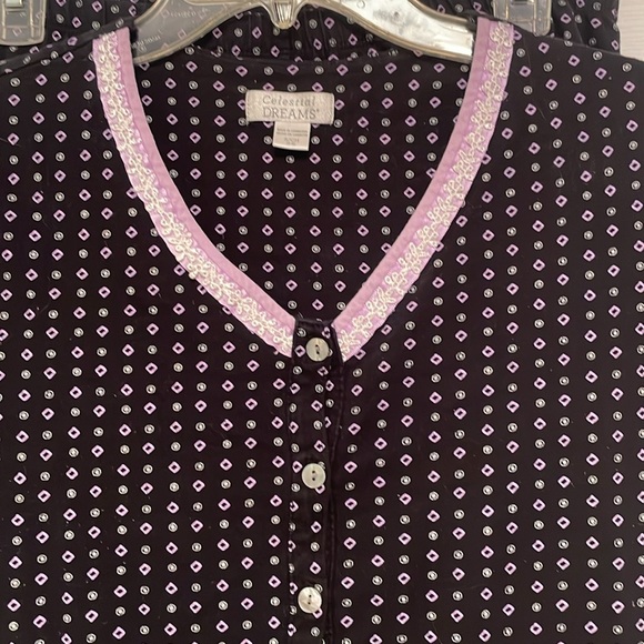 Celestial DREAMS Two Piece Pajama Set Small - Picture 3 of 10